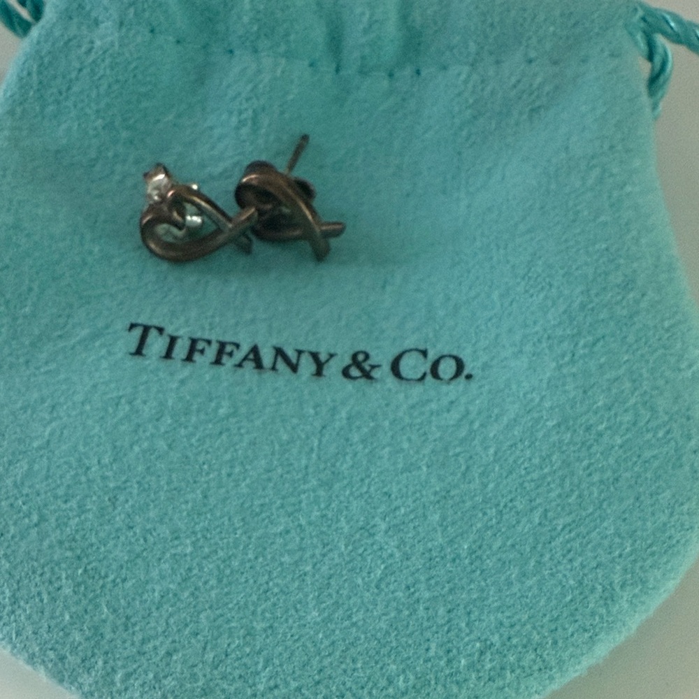 Tiffany & Co. Silver Knot Studs